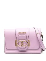 Love Moschino sac porté épaule à plaque cœur - Rose