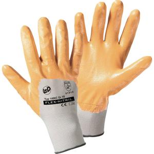 L+D Flex-Nitril 1496C-12 Werkhandschoen Polyester Maat (handschoen): 12, XXL EN 388 Cat II 1 paar