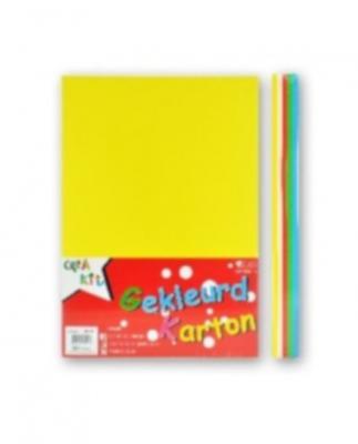 Crea-kit knutselpapier Gekleurd junior A5 karton 50 vellen Crea-kit knutselpapier Gekleurd junior A5 karton 50 vellen