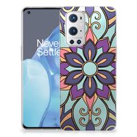 OnePlus 9 Pro TPU Case Purple Flower - thumbnail