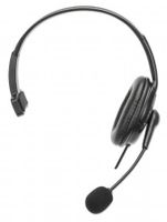 Manhattan 180849 hoofdtelefoon/headset Bedraad Hoofdband Kantoor/callcenter USB Type-A Zwart - thumbnail