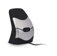 BakkerElkhuizen DXT 2 Wired, Precisiemuis, Ergonomische bedrade precisiemuis, Rechts- en linkshandig, Zwart/lichtgrijs