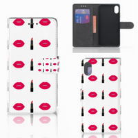 Apple iPhone Xs Max Telefoon Hoesje Lipstick Kiss - thumbnail