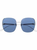 Isabel Marant Eyewear lunettes de soleil à monture oversize - Argent - thumbnail