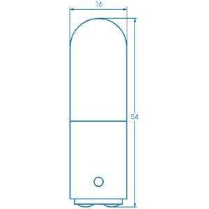 Barthelme 00122610 Buislampje 220 V, 260 V 6 W, 10 W BA15d Helder 1 stuk(s)