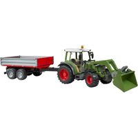 Fendt Vario 211 met voorlader en kipwagen Modelvoertuig - thumbnail