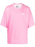 Natasha Zinko t-shirt en coton à logo imprimé - Rose