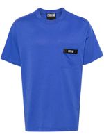 Versace Jeans Couture t-shirt en coton à patch logo - Bleu - thumbnail