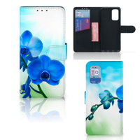 Samsung Galaxy A32 4G Hoesje Orchidee Blauw - Cadeau voor je Moeder