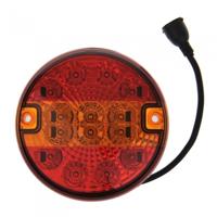 ProPlus achterlicht 3 functies 14 cm led 5 pin rood in blister