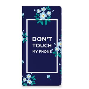 OPPO Reno8 T 5G Design Case Flowers Blue DTMP