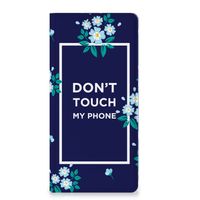 OPPO Reno8 T 5G Design Case Flowers Blue DTMP - thumbnail