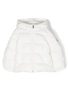 Moncler Enfant doudoune Eric en plumes d'oie - Blanc