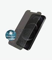 PanzerGlass P2708 Antibacteriële Privacy beschermglas geschikt voor Apple iPhone 12/Pro, Standard Fit,Klassiek