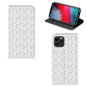 Apple iPhone 11 Pro Hoesje met Magneet Stripes Dots