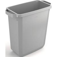 Durable1800503050 Afvalemmer Durabin Eco liter, Blauer Engel gecertificeerd, met handgrepen, 60 L, Grijs