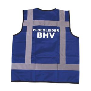 RWS veiligheidsvest ploegleider BHV blauw - RWS veiligheidsvest ploegleider BHV blauw