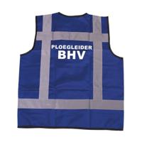 RWS veiligheidsvest ploegleider BHV blauw - RWS veiligheidsvest ploegleider BHV blauw - thumbnail