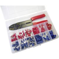 WKK 60349 Assortiment kabelschoenen 0.50 mm² - 2.50 mm² Rood, Blauw 1 set(s) - thumbnail