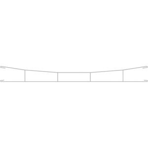 Viessmann Modelltechnik 4140 H0 Rijdraad H0 Märklin K-rails (zonder ballastbed), H0 Tillig Elite rails 167.5 mm 5 stuk(s)