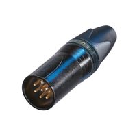 Neutrik NC6MXX-B Male XLR kabeldeel 6p zwart