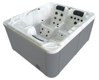 Badstuber Oasis outdoor whirlpool 3-persoons wit - thumbnail