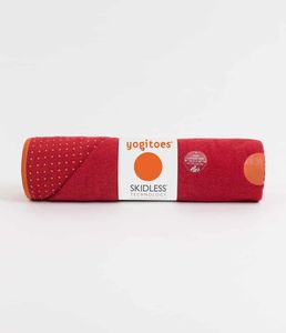 Manduka Yogitoes Skidless Yoga Handdoek - Chakrared