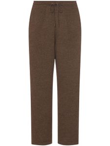 Rosetta Getty x Violet Getty pantalon de jogging en maille - Marron