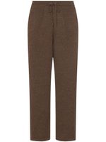 Rosetta Getty x Violet Getty pantalon de jogging en maille - Marron