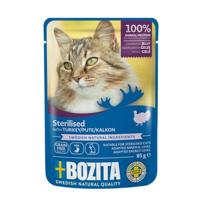 Bozita Kattenvoer gesteriliseerd kalkoengelei 85g merk Bozita EAN: 7300330036476