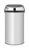 Brabantia Touch Bin Prullenbak, Metallic Grey, 60 Liter