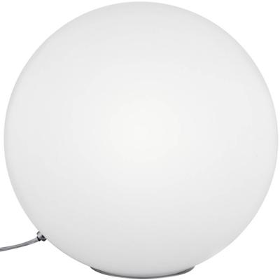 Led Tafellamp - Tafelverlichting - Trion Midon - E27 Fitting - Rond - Mat Wit - Aluminium