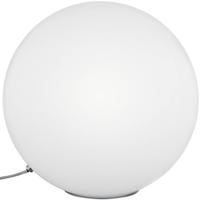 Led Tafellamp - Tafelverlichting - Trion Midon - E27 Fitting - Rond - Mat Wit - Aluminium