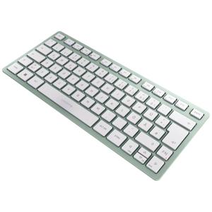 CHERRY KW 7100 MINI BT Toetsenbord Bluetooth QWERTZ, Duits Groen Geluidsarme toetsen, Multipair-functie