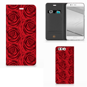 Huawei P10 Plus Smart Cover Red Roses