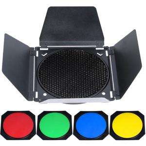 Godox BD-04 flitseraccessoire voor fotostudio Barndoor