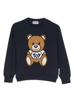 Moschino Kids pull Teddy Bear à col rond - Bleu