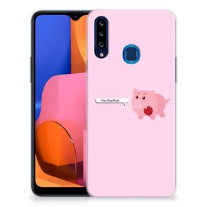 Samsung Galaxy A20s Telefoonhoesje met Naam Pig Mud