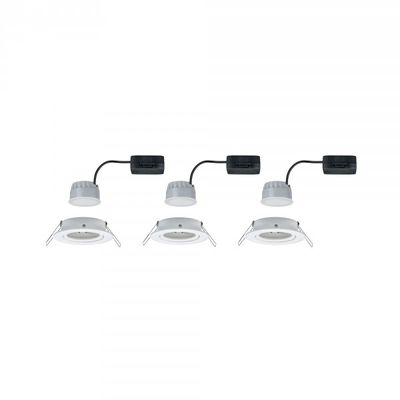 Paulmann 93485 Nova Inbouwlamp Set van 3 stuks LED LED 18 W Wit (mat)