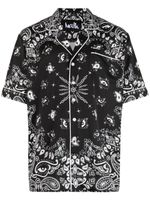 Haculla chemise boutonnée à imprimé cachemire - Noir