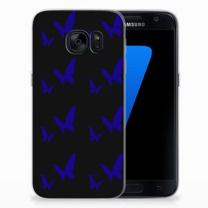 Samsung Galaxy S7 TPU bumper Vlinder Patroon