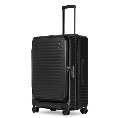 Echolac Celestra Trolley 4 Wheel Medium Black Echolac Celestra Trolley 4 Wheel Medium Black