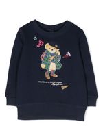 Ralph Lauren Kids sweat à motif Polo Bear - Bleu - thumbnail