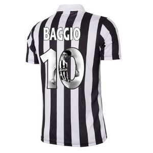 Juventus Retro Voetbalshirt UEFA Cup 1992-1993 + Baggio 10 (Photo Styl