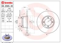 Remschijf BREMBO, Remschijftype: Massief, u.a. für Alfa Romeo - thumbnail