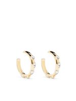 Swarovski Dextera hoop earrings - Or - thumbnail