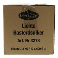 Van Gilse | Lichte Bastersuiker | 12 x 600 gram