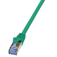 LogiLink CQ3015S CAT6A S/FTP patchkabel PrimeLine AWG26 PIMF LSZH groen 0,25m