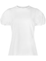 Nina Ricci t-shirt en coton à manches bouffantes - Blanc