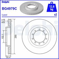 Remschijf BG4979C - thumbnail